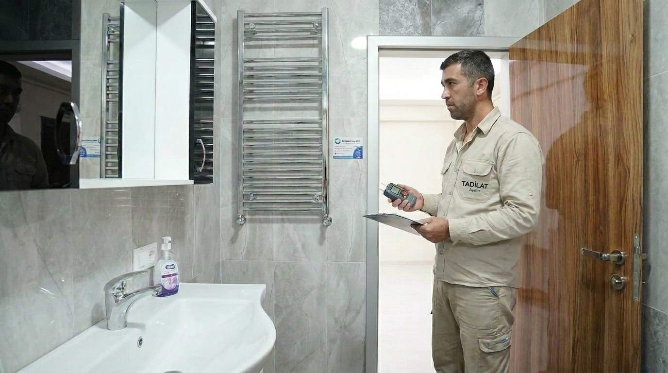 Su kaçağı onarımı için saha araştırması görüntümüz.